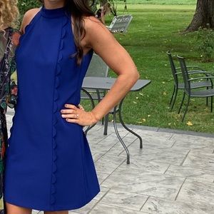 Blue cocktail dress